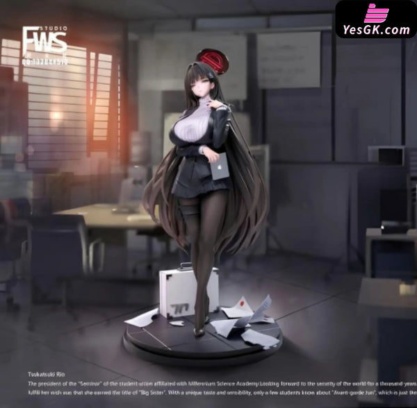 Blue Archive Your Personal Secretary Tsukatsuki Rio 1/6 Statue - FWS Studio [In-Stock] - Blue Archive