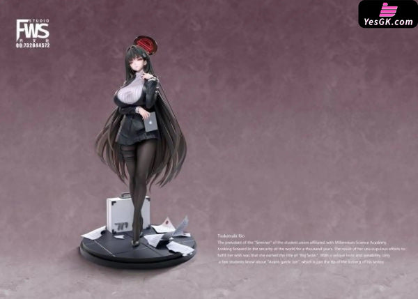 Blue Archive Your Personal Secretary Tsukatsuki Rio 1/6 Statue - FWS Studio [In-Stock] - Blue Archive