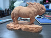 Blue Jue 629-001: Luanji Rhinoceros (Licensed) Statue - Aphid Studio [Pre-Order] Full Payment /