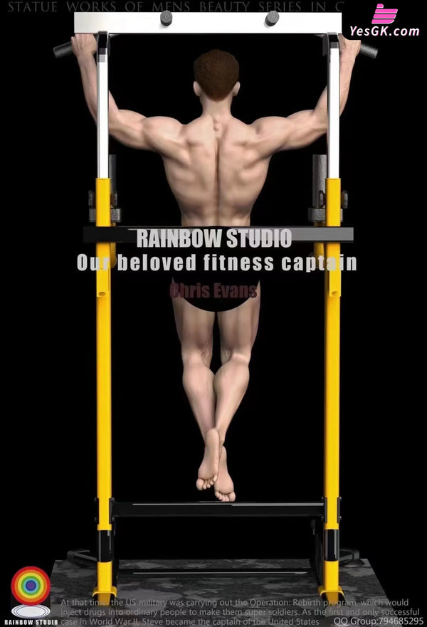 Bodybuilding Captain Chris Evans Resin Statue - Rainbow Studio [Pre-Order]