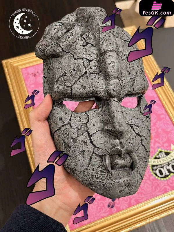 Boken Stone Mask Decorative Painting Resin Statue - Xing Kong Studio