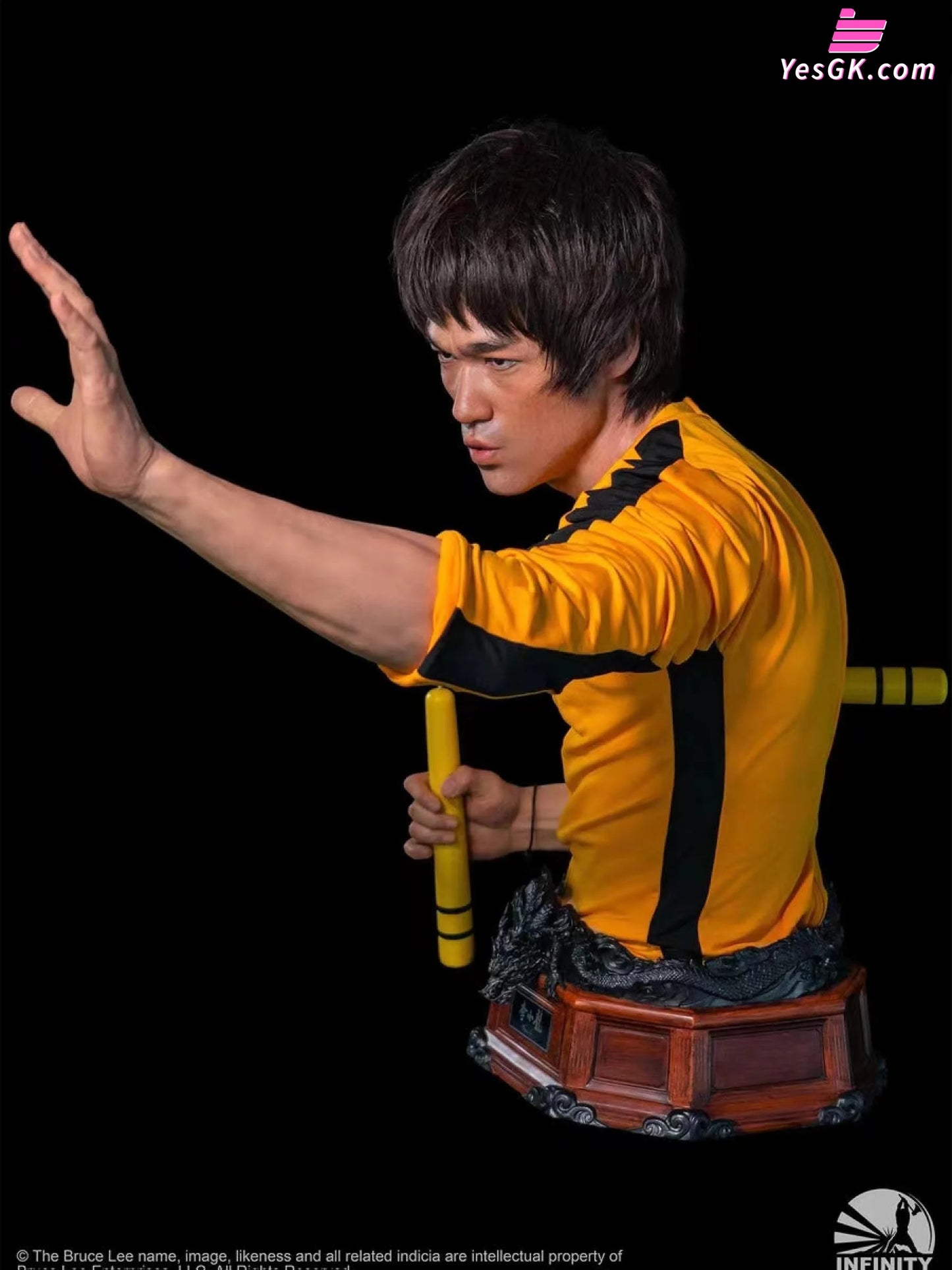 Bruce Lee Bust Resin Statue - Infinity Studio [In-Stock] Other Animes