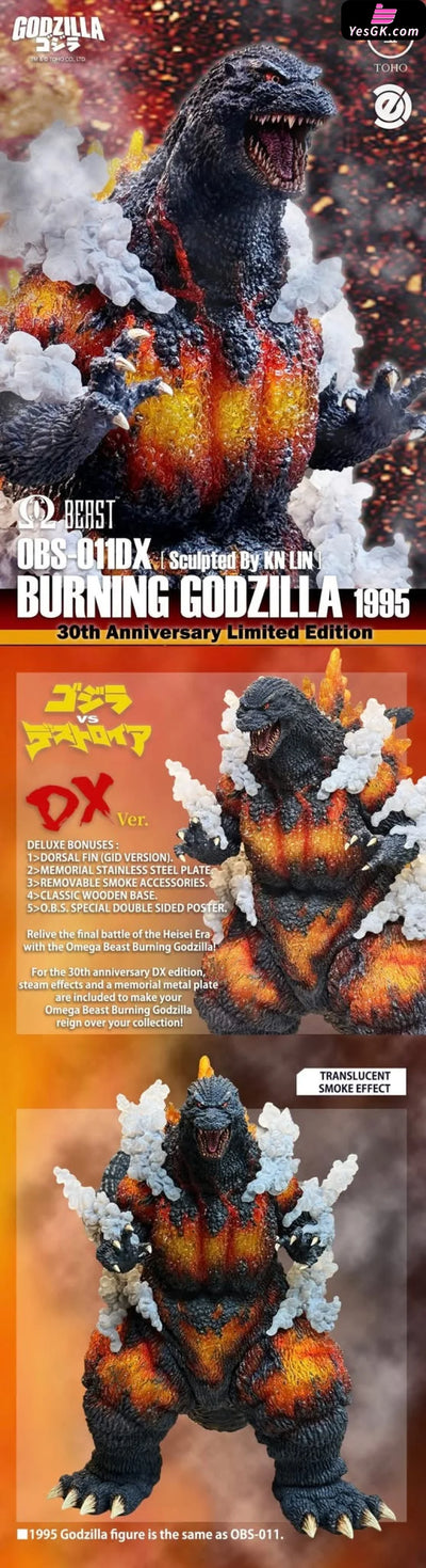 Burning God zilla Licensed Statue - EZHOBI Studio [Pre-Order] Others