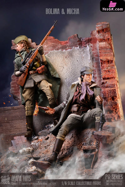 Call of Duty 1/6 Misha Petrov Partisan of Eastern Front PG202503 Ruins PG202506 Action Figure - OPAPA TOYS Studio