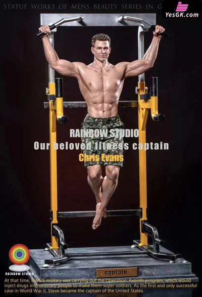 Captain Chris Evans 1/6 GK Statue - RAINBOW Studio [In-Stock] - Full Payment - MARVEL