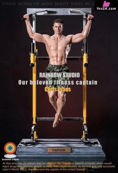 Captain Chris Evans 1/6 GK Statue - RAINBOW Studio [In-Stock] - Full Payment - MARVEL
