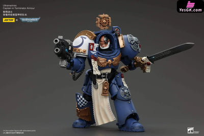 WAR-HAMMER 40,000 Ultramarines Captain In Terminator Armour 1/18 Statue - JOYTOY Studio [In-Stock] Full Payment