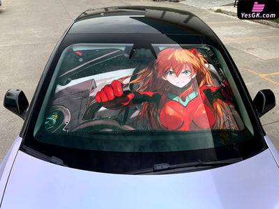 EVA Car front sunshade Ayanami Rei & Soryu Asuka Langley Peripheral - Plover Studio [Pre-Order] Deposit / Soryu Asuka