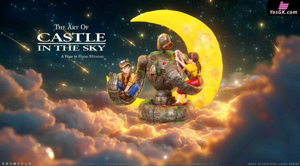 Castle in the Sky Embrace of Love Miyazaki Hayao Desktop Series 06 Laputian Robo & Sheeta & Pazu GK Statue - Wu Yu