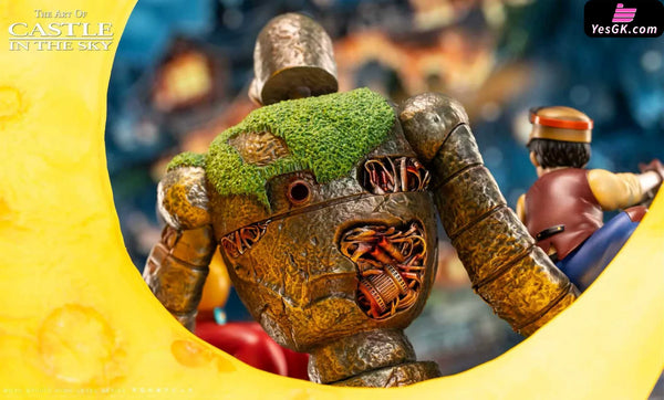 Castle in the Sky Embrace of Love Miyazaki Hayao Desktop Series 06 Laputian Robo & Sheeta & Pazu GK Statue - Wu Yu