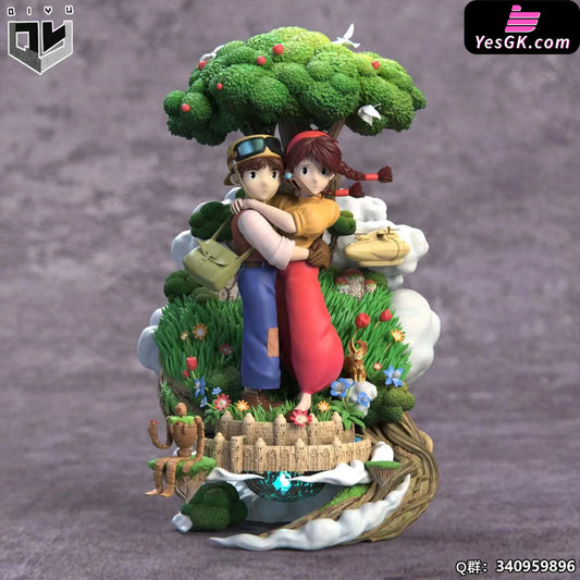 Castle In The Sky Pasu+Sheeta Resin Statue - Qi Yu Studio [Pre-Order] Miyazaki Anime