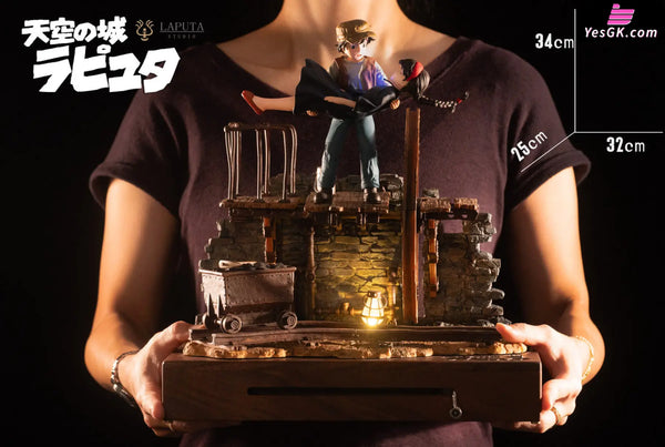 Castle in the Sky Pazu & Sheeta Statue - LAPUTA Studio