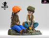 Castle in the Sky Sheeta and Pazu next to the oil lamp GK Statue - Scarecrow Studio [Pre-Order] Miyazaki Anime