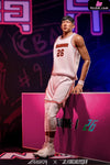 Cba Aom & Zhou Qi Linkage Autographed Limited Edition 16 Wax Level Mobile Soldier Action Figure -