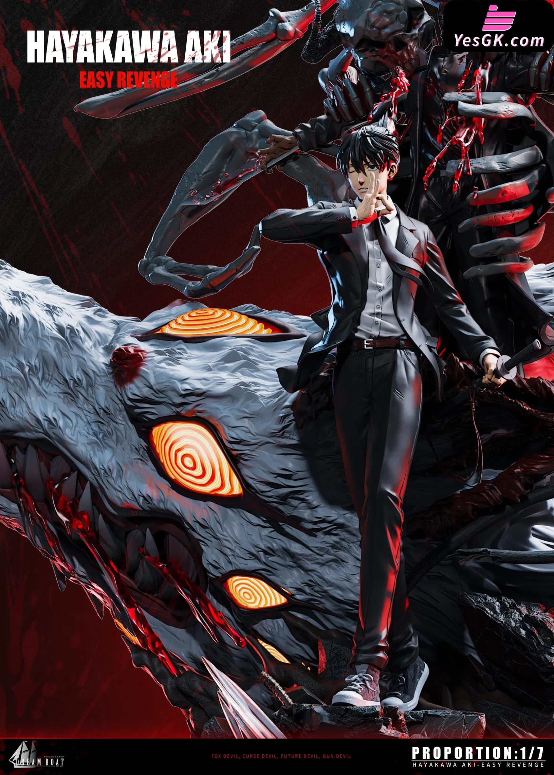 Chainsaw Man Aki Hayakawa GK Statue - Dream Boat Studio – YesGK