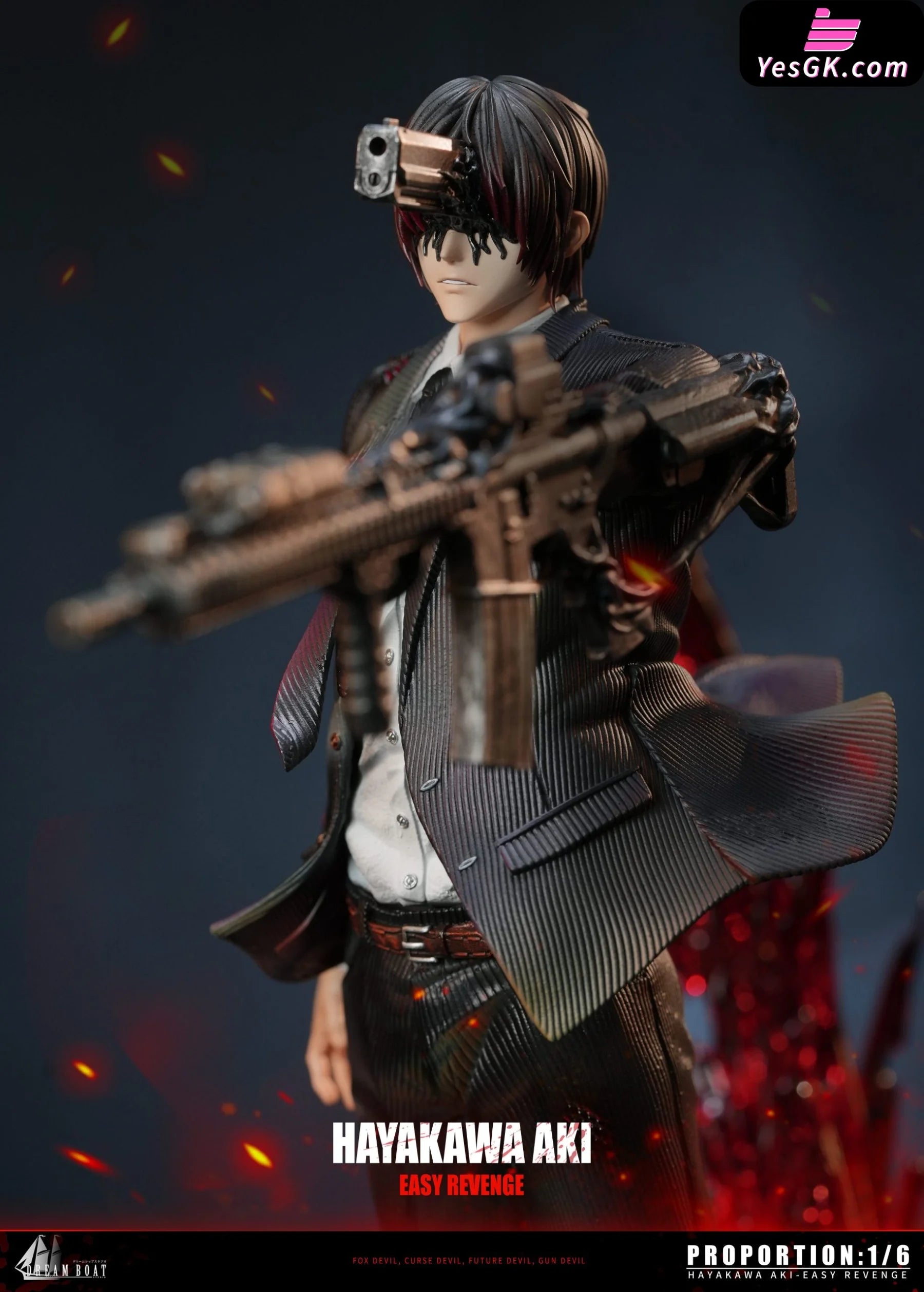 MSC 降神　志人　I-DEA RUMI&02 DJ刃頭　漢(KAN) Chainsaw Man Aki Hayakawa GK Statue - Dream Boat Studio – YesGK