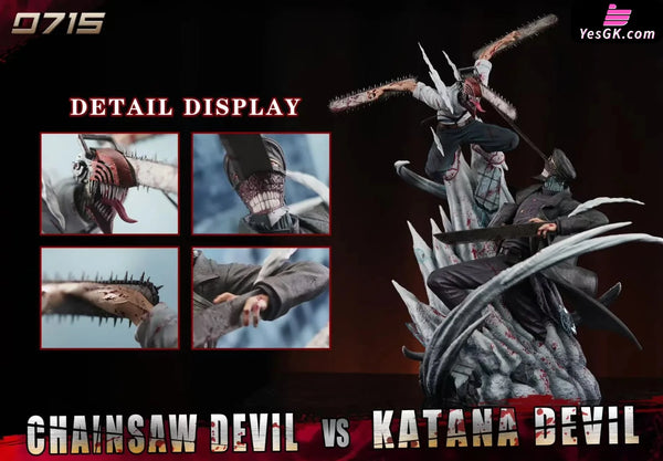 Chainsaw Man Battle Series Denji vs Devil of the Knife 1/4 GK Statue - 0715 Studio [Pre-Order] Chainsaw Man