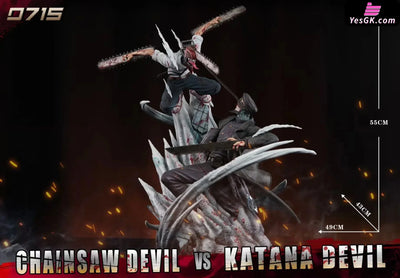 Chainsaw Man Battle Series Denji vs Devil of the Knife 1/4 GK Statue - 0715 Studio [Pre-Order] Chainsaw Man