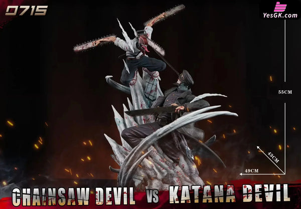 Chainsaw Man Battle Series Denji vs Devil of the Knife 1/4 GK Statue - 0715 Studio [Pre-Order] Chainsaw Man