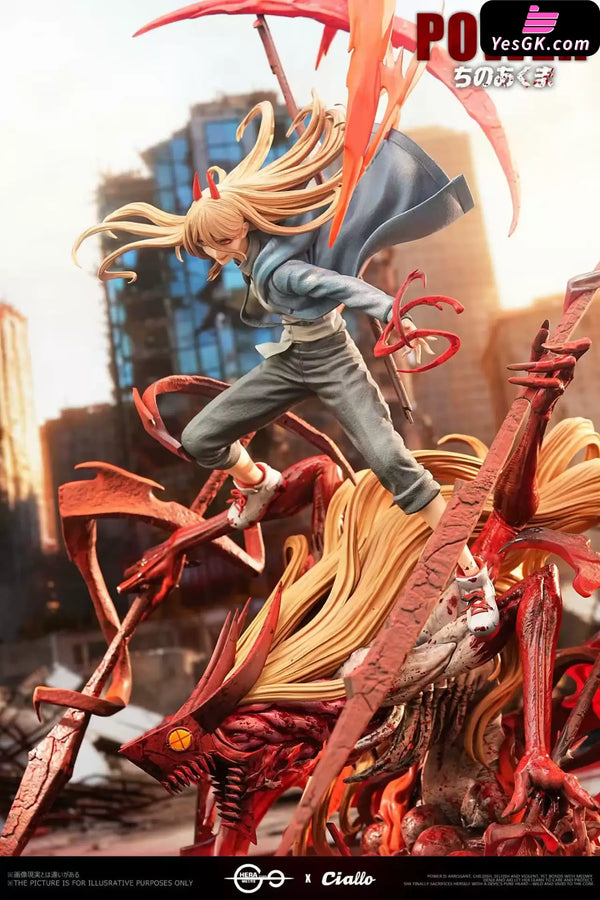 Chainsaw Man Blood Fiend Power 1/6 Statue - Hera Studio [Pre-Order] - Deposit / A - Chainsaw Man