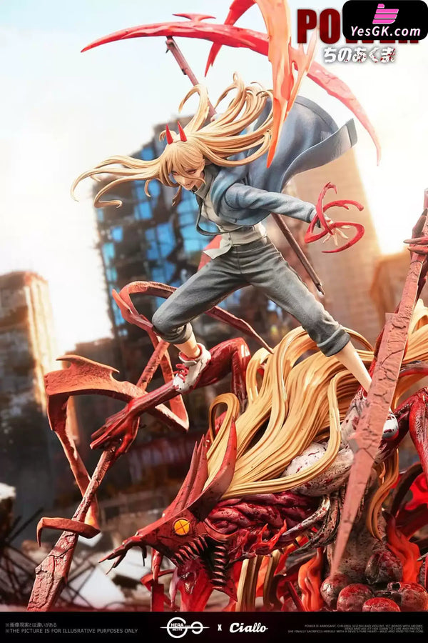 Chainsaw Man Blood Fiend Power 1/6 Statue - Hera Studio [Pre-Order] - Deposit / B - Chainsaw Man
