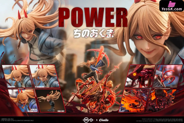 Chainsaw Man Blood Fiend Power 1/6 Statue - Hera Studio [Pre-Order] - Full Payment / C + DLC - Chainsaw Man