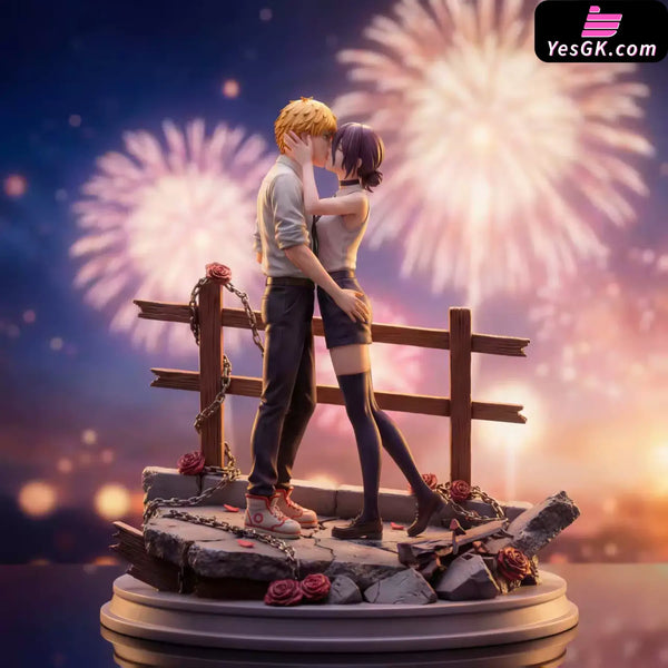 Chainsaw Man Denji & Reze Kiss of Fireworks 1/6 Statue - PINK Studio [Pre-Order] - Chainsaw Man