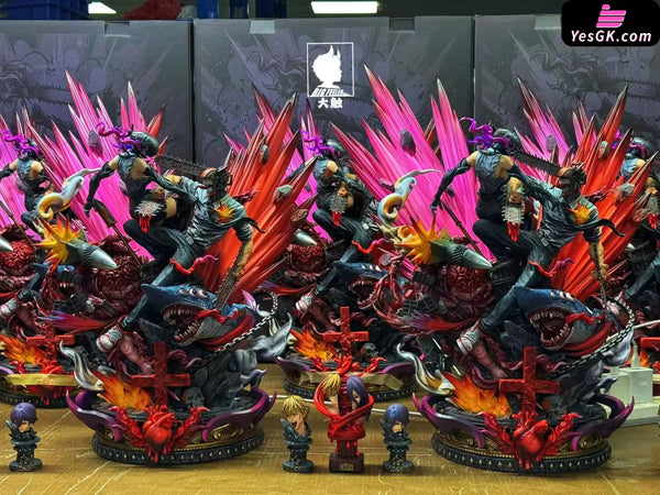 Chainsaw Man Denji vs Reze Anniversary Edition GK Statue - Big Feeler Studio [In-Stock] - Full Payment - Chainsaw Man