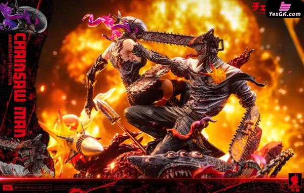 Chainsaw Man Denji vs Reze Anniversary Edition GK Statue - Big Feeler Studio [Pre-Order] Chainsaw Man