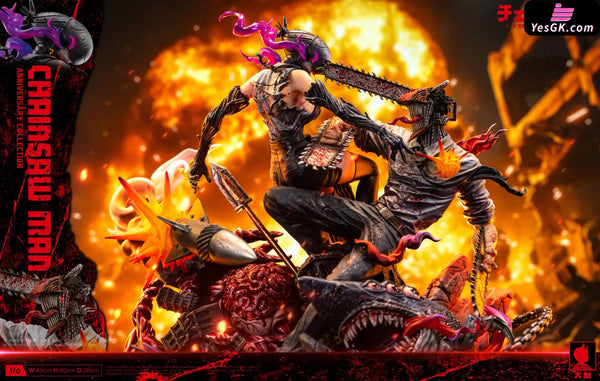 Chainsaw Man Denji vs Reze Anniversary Edition GK Statue - Big Feeler Studio [Pre-Order] Chainsaw Man