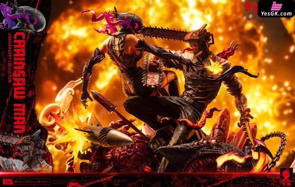 Chainsaw Man Denji vs Reze Anniversary Edition GK Statue - Big Feeler Studio [Pre-Order] Chainsaw Man