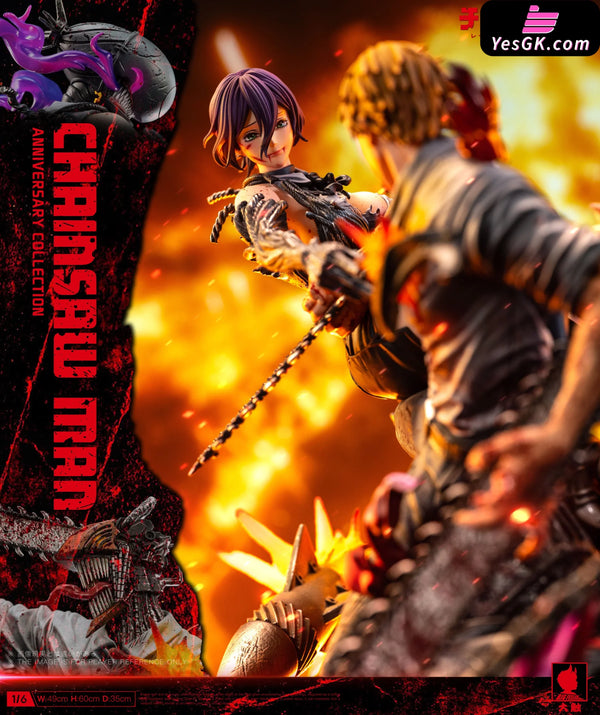 Chainsaw Man Denji vs Reze Anniversary Edition GK Statue - Big Feeler Studio [Pre-Order] Chainsaw Man