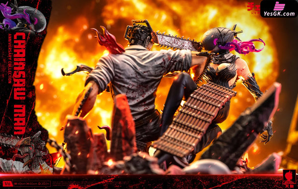 Chainsaw Man Denji vs Reze Anniversary Edition GK Statue - Big Feeler Studio [Pre-Order] Chainsaw Man