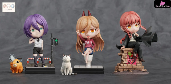 Chainsaw Man Desktop Series #5 Cute Power GK Statue - POPO Studio [In-Stock] - Full Payment - Chainsaw Man