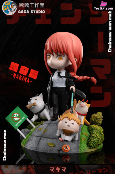 Chainsaw Man Dog Walking Makima Resin Statue - Gaga Studio [Pre-Order]