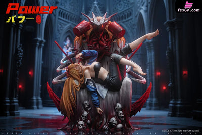 Chainsaw Man Goddess Series Power 1/4 GK Statue - Tian Yuan Studio [Pre-Order] - Deposit / B: Realism Head - Chainsaw