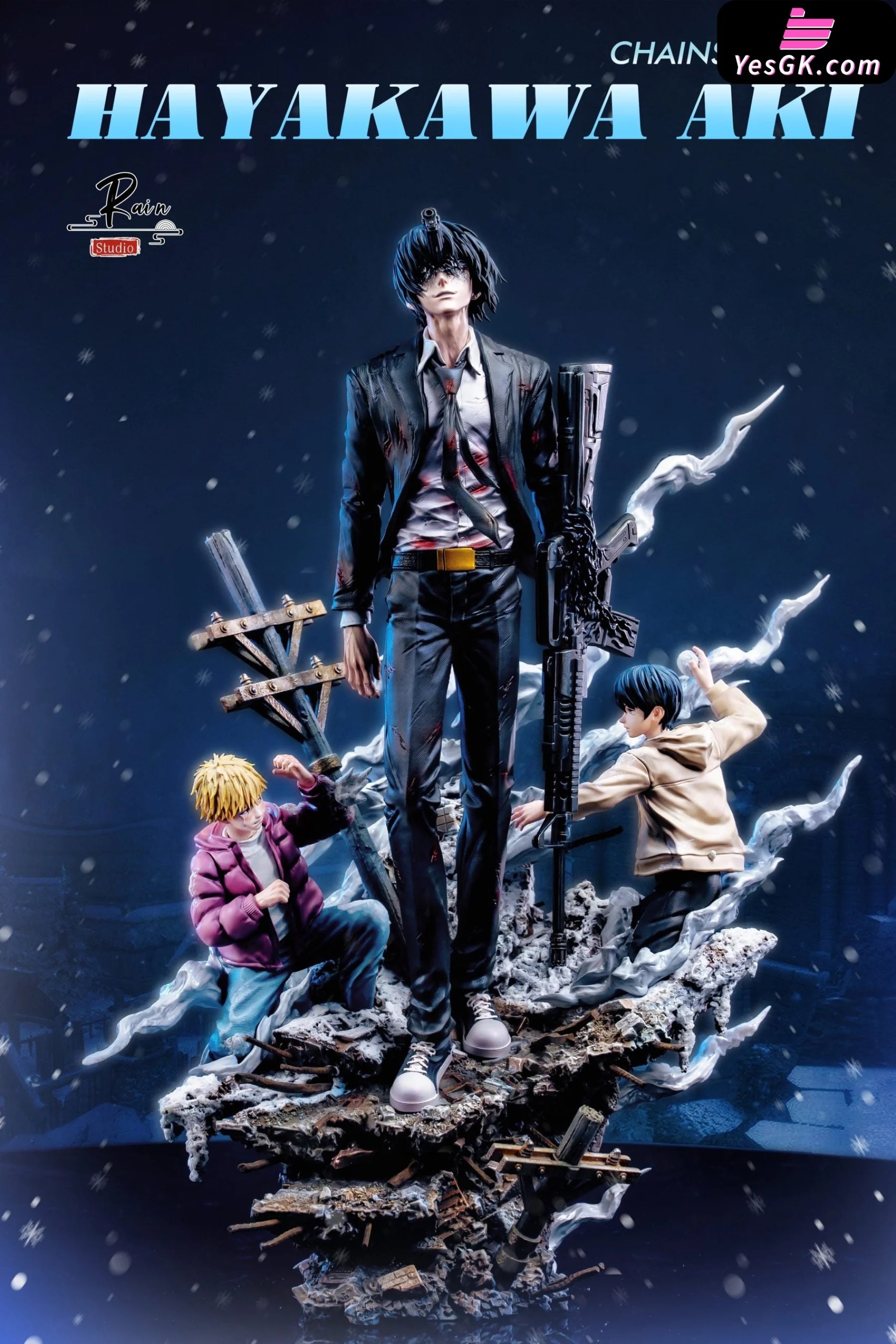 Gun Devil First Chainsaw Man Gun Devil Aki Hayakawa GK Statue - Rain Studio – YesGK
