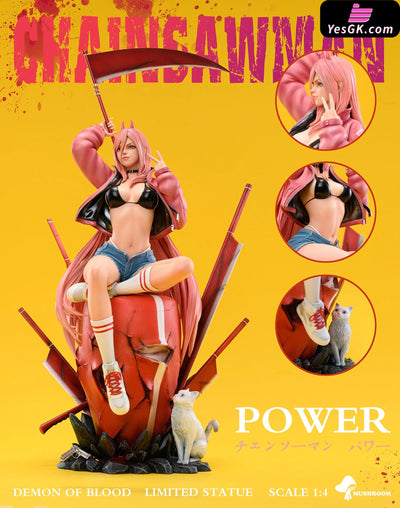 Chainsaw Man Power Resin Statue - Mushroom Studio [Pre-Order]