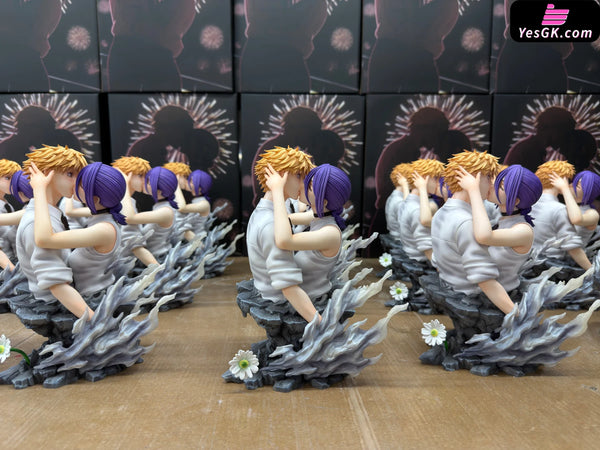 Chainsaw Man Reze & Bomb Devil & Kiss Bust GK Statue - QuietArt X HeRa Studio [In-Stock] Chainsaw Man