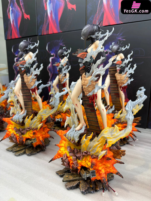 Chainsaw Man Reze & Bomb Devil & Kiss Bust GK Statue - QuietArt X HeRa Studio [In-Stock] Chainsaw Man