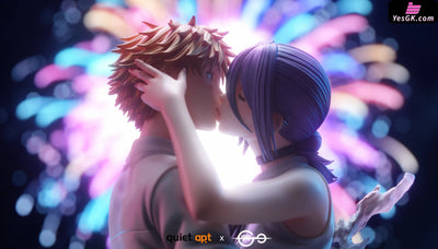 Chainsaw Man Reze & Bomb Devil & Kiss Bust GK Statue - QuietArt X HeRa Studio [In-Stock] Chainsaw Man