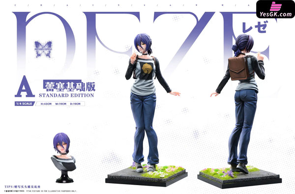 Chainsaw Man Reze & Makima Statue - Butterfly Effect Studio [Pre-Order Closed] - Full Payment / Reze A - Chainsaw Man