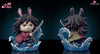 Chiikawa Q Version Series #2 Usagi Cosplay Giyu Statue - Qi Xiang Studio [Pre-Order] - Deposit / A Version - Cartoon