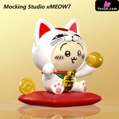 chiikawa Usagi cos Turbo Granny Lucky Cat Ornament GK Statue - MOCKING Studio [Pre-Order] Cartoon