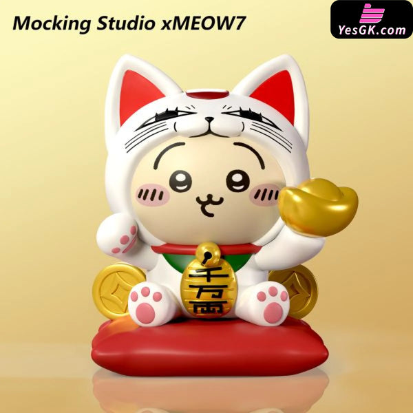 chiikawa Usagi cos Turbo Granny Lucky Cat Ornament GK Statue - MOCKING Studio [Pre-Order] Cartoon