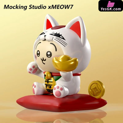 chiikawa Usagi cos Turbo Granny Lucky Cat Ornament GK Statue - MOCKING Studio [Pre-Order] Cartoon