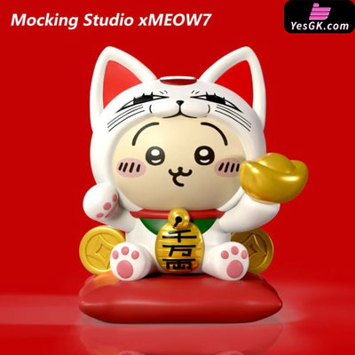 chiikawa Usagi cos Turbo Granny Lucky Cat Ornament GK Statue - MOCKING Studio [Pre-Order] Cartoon