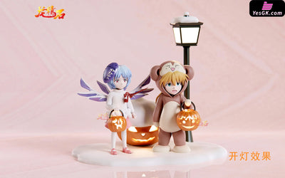 Eva Childhood Series - Halloween Soryu Asuka Langley & Ayanami Rei Resin Statue Dragon Stone Studio