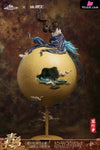 Chinese Drunk Beauty Blue Bird Resin Statue - Amerfort Studio [Pre-Order]