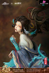 Chinese Drunk Beauty Blue Bird Resin Statue - Amerfort Studio [Pre-Order]